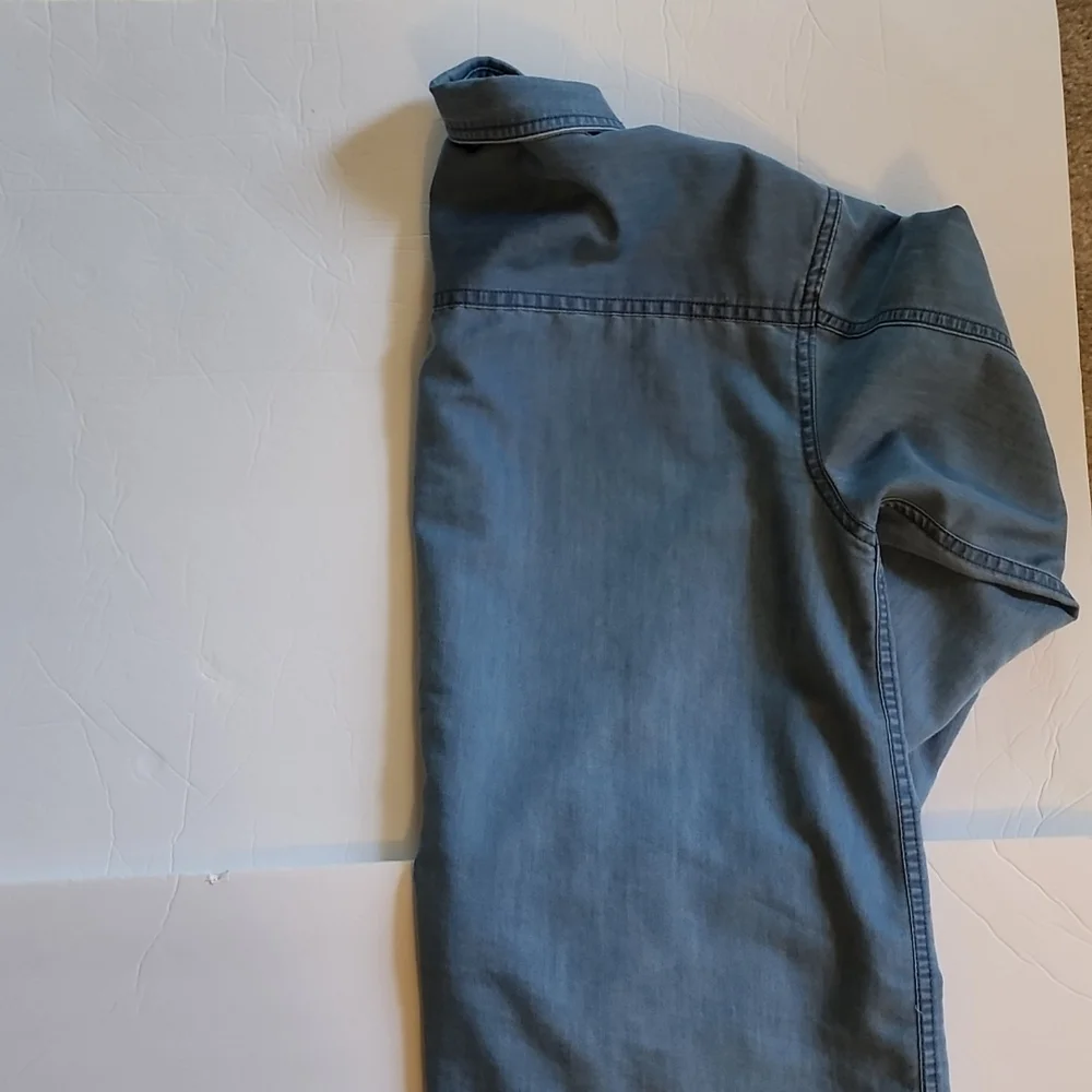 Blue Denim Long Sleeve Shirt - Picture 6 of 7